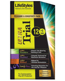 Lifestyles Condoms Ultra Trial Pleasure Pack - Box of 13
