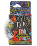 One Tattoo Touch Condoms - Pack of 3