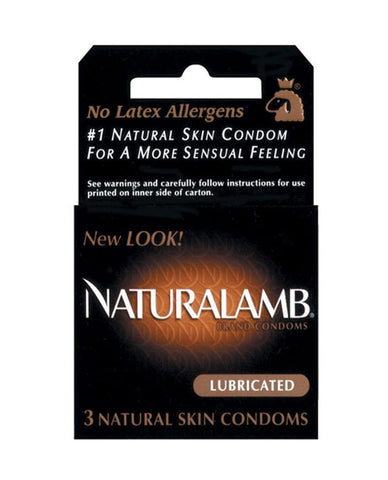Trojan Naturalamb Condoms - Box of 3