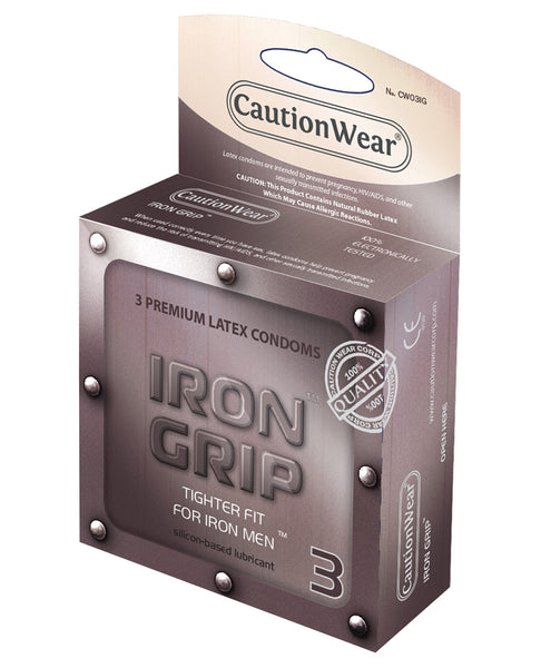 Caution Wear Iron Grip Snug Fit - Pack of 3