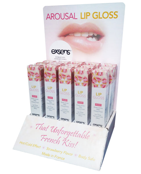 EXSENS of Paris Lip Gloss POS Display w/Testers - Display of 12
