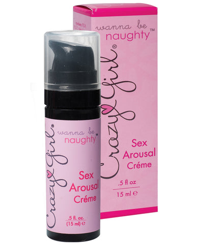 Crazy Girl Wanna Be Naughty Arousal Creme - .5 oz