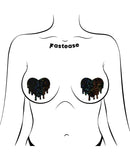 Pastease Premium Melty Heart - Black O/S