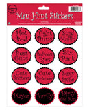 Bachelorette Fun Man Hunt Stickers - Sheet of 12, Bachelorette & Party Supplies,- www.gspotzone.com