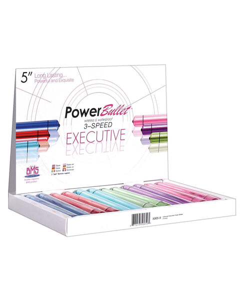 5" Breeze Power Bullet - Asst. Colors Display of 12, Stimulators,- www.gspotzone.com