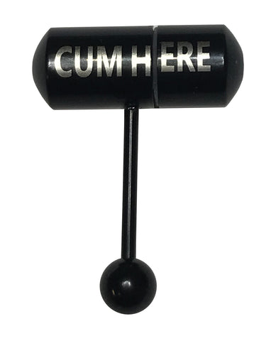 Lix Oral Vibrator Cum Here Tongue Ring - Black
