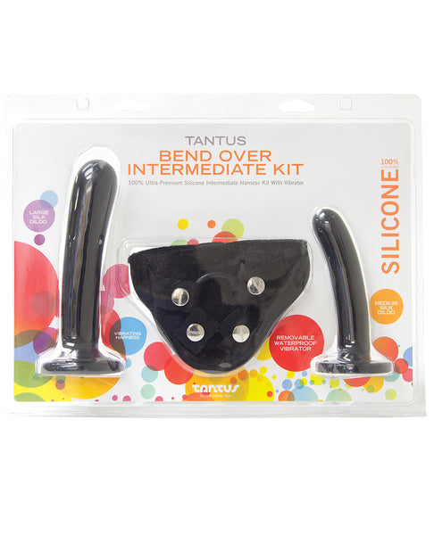 Tantus Bend Over Intermediate PPA w/Harness - Black
