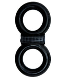 Adam Male Cock & Ball Infinity Cockring - Black Display of 24