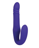 Adam & Eve Eve's Ultimate Thrusting Strapless Strap On - Purple