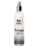 Adam & Eve Personal Water Based Lube - 8oz, Lubricants,- www.gspotzone.com