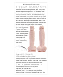 Adam & Eve Adam's True Feel Rechargeable Dildo - Flesh