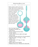 Adam & Eve Eve's Kegel Training Set - Pink/Teal