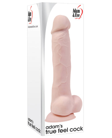 Adam & Eve Adam's True Feel Cock w/Suction Cup, Dongs & Dildos,- www.gspotzone.com