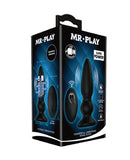 Mr. Play Vibrating Anal Plug w/Remote - Black