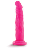 Blush Neo 7.5" Dual Density Cock - Neon Pink