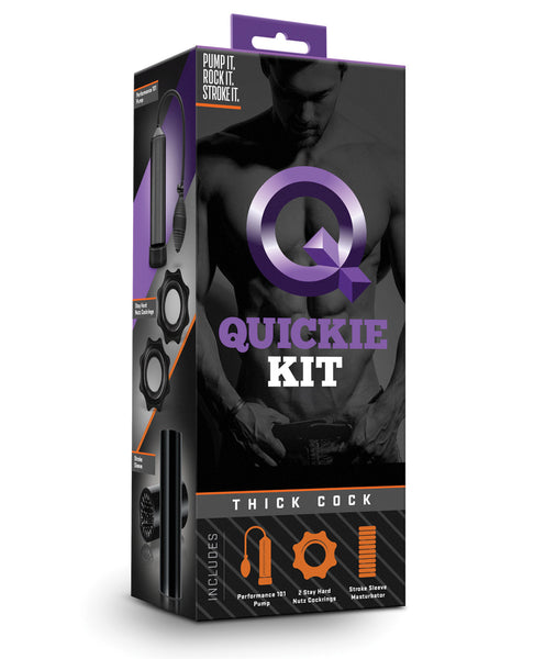 Blush Quickie Kit Thick Cock - Black