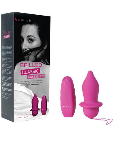 Bfilled Wireless Butt Plug - Rose - www.gspotzone.com