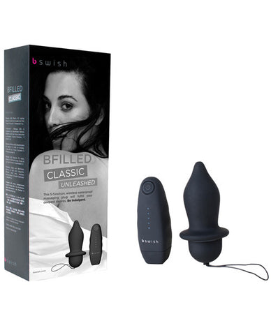 Bfilled Wireless Butt Plug - Black - www.gspotzone.com