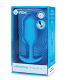 b-Vibe Vibrating Snug Plug - Blue Large