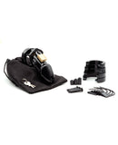 CB-6000 3 1/4" Cock Cage & Lock Set - Black