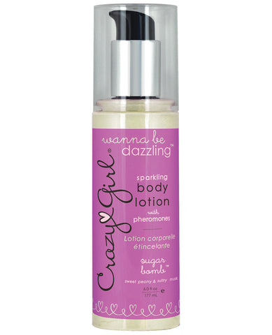 Crazy Girl Dazzling & Sparkling Body Lotion w/Pheromones - 6 oz Sugar Bomb