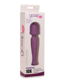 Curve Novelties Gossip Silicone Vibrating Wand 10x - Violet
