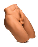 Curve Toys Jock Poseable Torso w/Thrusting Dildo - Drop Ship Only