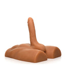 Curve Toys Jock Ass Masturbator w/Poseable Dildo - Drop Ship Only