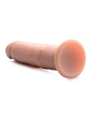 Curve Novelties Big Shot 7" Vibrating 21X Silicone Dildo w/out Balls w/Remote - Light