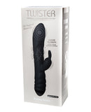Adrien Lastic Twister Clitoral Sucker & Vibrating Egg - Black