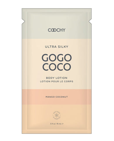 COOCHY Ultra Silky Body Lotion Foil - .35 oz Mango Coconut