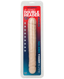 12" Jr. Double Header Bender - White, Dongs & Dildos,- www.gspotzone.com