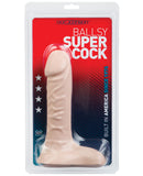 9" Ballsy Super Cock - White, Dongs & Dildos,- www.gspotzone.com