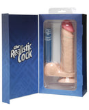 8" Realistic Cock w/Balls - White, Dongs & Dildos,- www.gspotzone.com