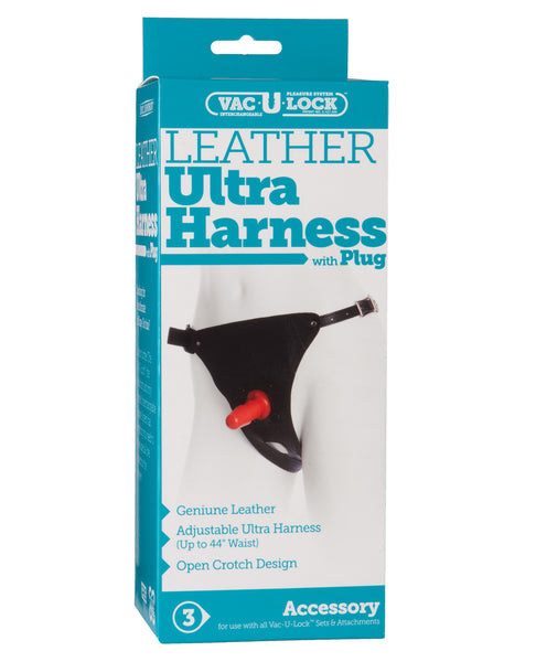 Leather Ultra Harness 3000 w/Plug