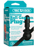 Vac-u-lock Ball Strap Plug - Black