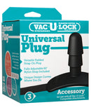 Vac-u-lock Universal Plug - Black