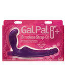 Gal Pal Vibrating Strapless Strap On - Purple