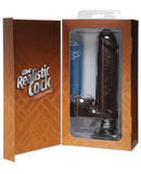 Vibrating 8" Realistic Cock - Black