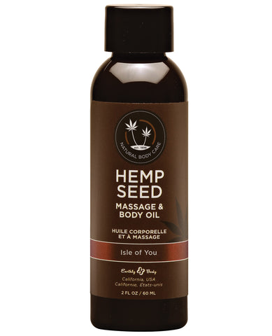 Earthly Body Body & Massage Oil - 2 oz Isle of You