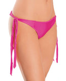 Flutter Side G-String Neon Pink O/S
