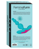 FemmeFunn Funn Beads Vibrating Anal Beads - Turquoise