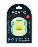 Forto F-20 55/72mm Liquid Silicone Balls Stretcher - Glow in the Dark