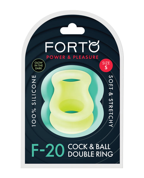 Forto F-20 50/67mm Liquid Silicone Balls Stretcher - Glow in the Dark
