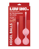 Luv Inc. Silicone Kegel Ball Set - Light Pink