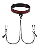 Fifty Shades of Grey Sweet Anticipation Collar Nipple Clamps