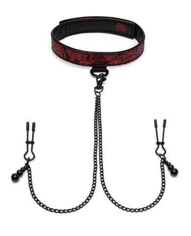 Fifty Shades of Grey Sweet Anticipation Collar Nipple Clamps