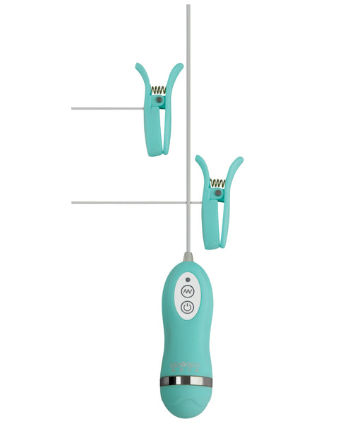 GigaLuv Vibro Clamps - 10 Functions Tiffany Blue