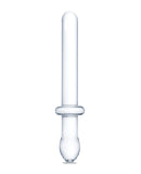 Glas 9.25" Classic Smooth Dual Ended Dildo - Clear