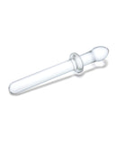 Glas 9.25" Classic Smooth Dual Ended Dildo - Clear